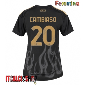 Juventus Andrea Cambiaso #20 Terza Maglia Femmina 2026-27 Manica Corta
